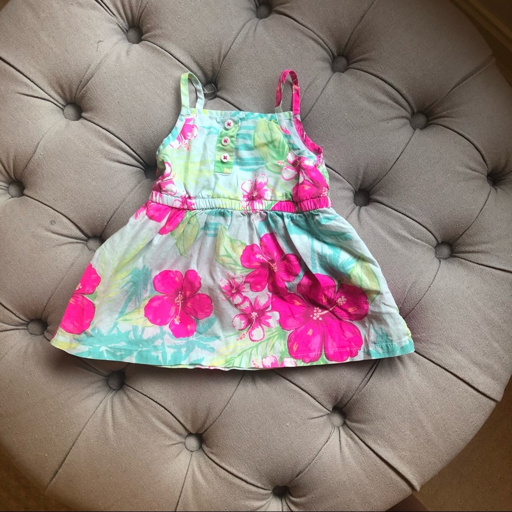 Hawaiian floral dress